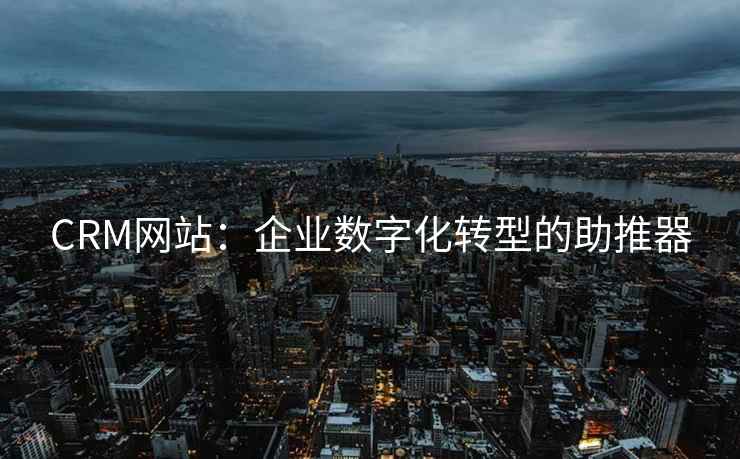 CRM网站：企业数字化转型的助推器