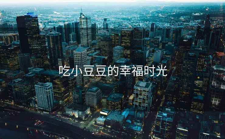 吃小豆豆的幸福时光