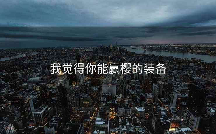 我觉得你能赢樱的装备