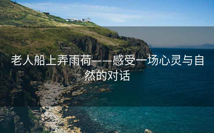 老人船上弄雨荷——感受一场心灵与自然的对话